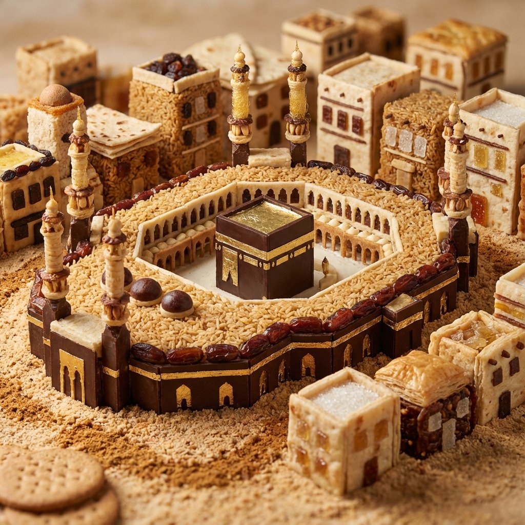 [Country/City Name]::4 Morphology: Miniature architectural cityscape, skyline constructed entirely …