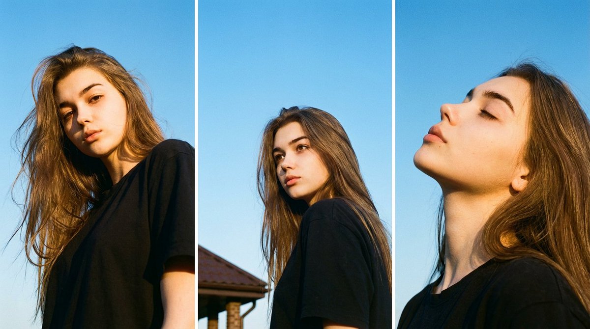{ "type": "image_generation_prompt", "format": "triptych", "aspect_ratio": "vertical, three stacked…