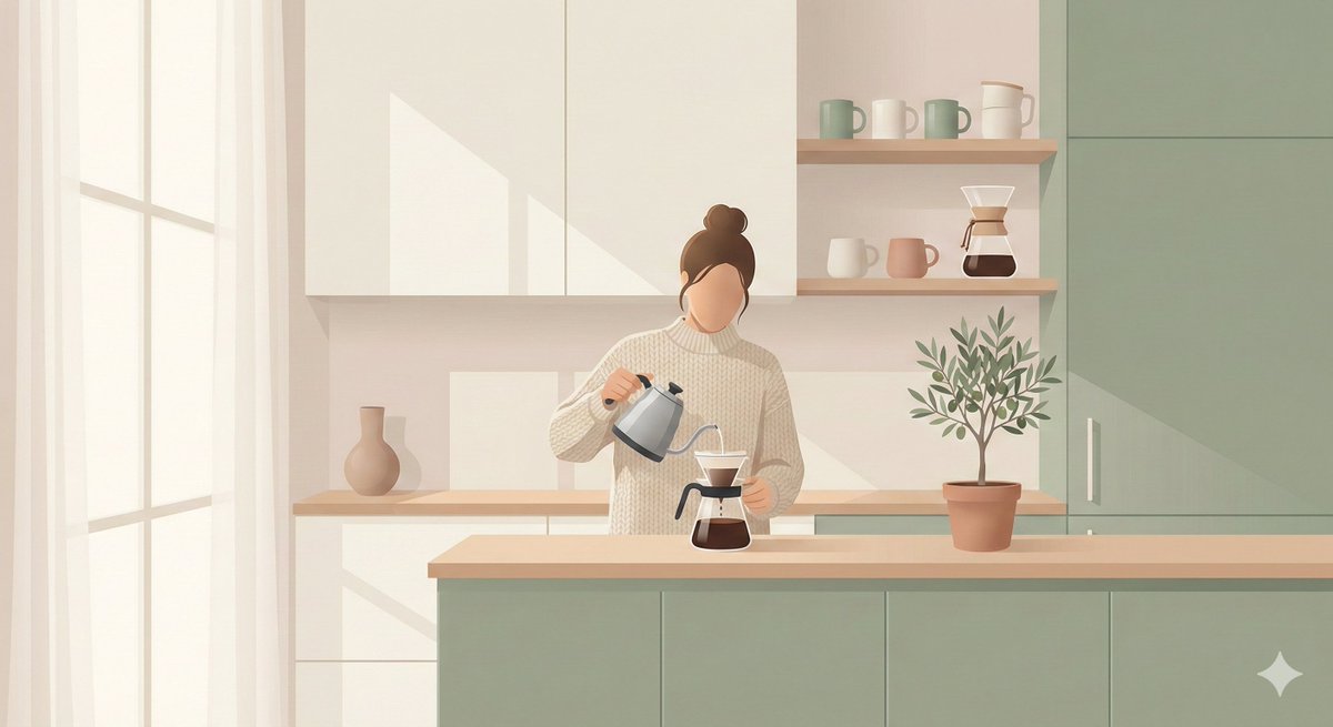 Scandinavian-style minimal illustration of [SUBJECT], muted pastel palette, flat design, soft gradi…