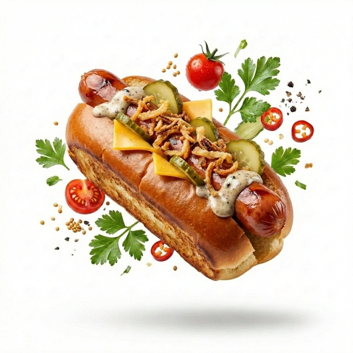 { "image_prompt": { "main_concept": "High-end commercial food photography with a floating compositi…