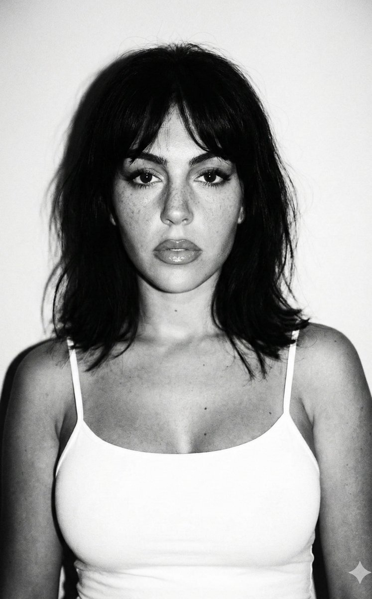 { "image_analysis": { "subject": { "type": "Georgina Rodríguez", "expression": "Neutral, slightly s…