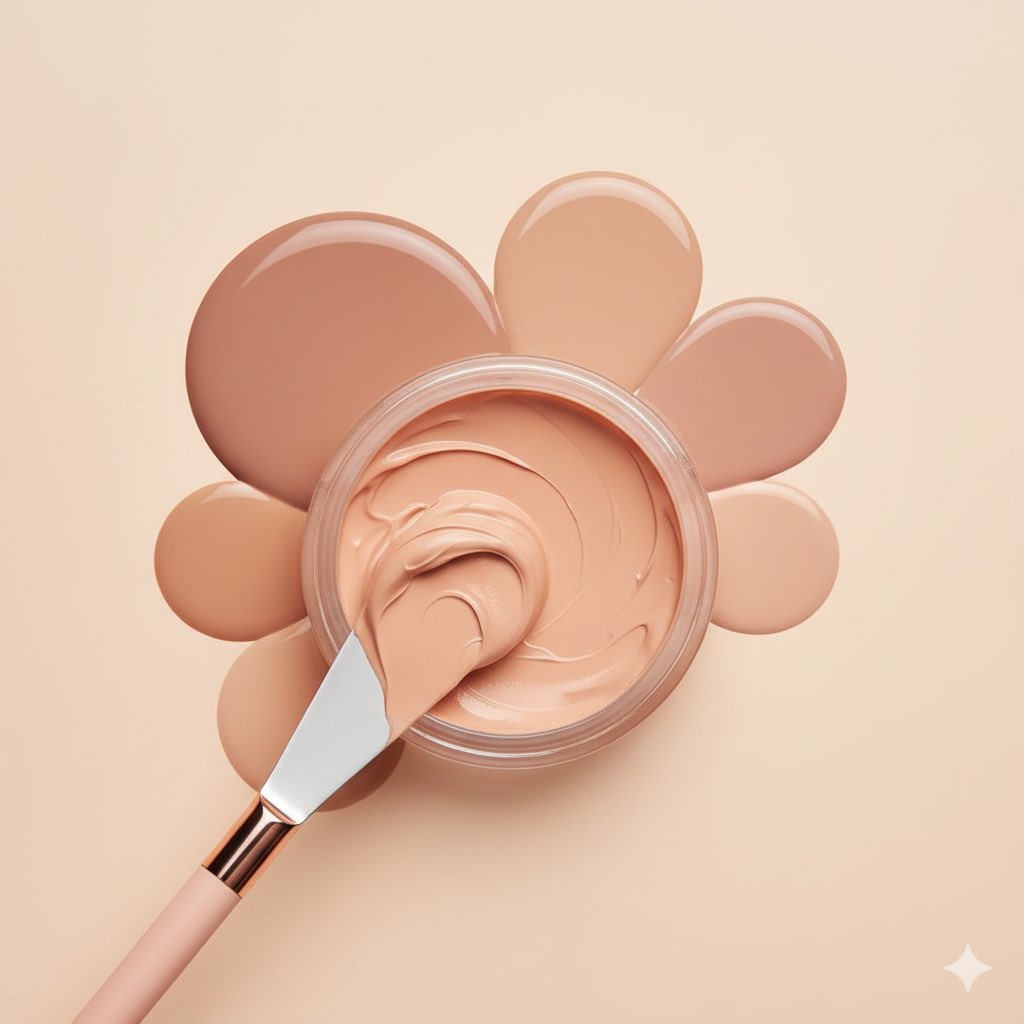 {   "prompt_type": "viral_makeup_product_visual",   "scene": "ASMR-style product texture showcase",…