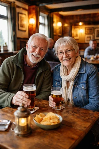 Pub Scene Amateur Snapshot