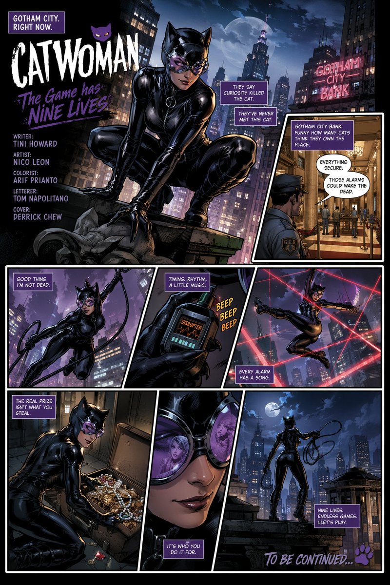 Multi-Panel Comic Book Page