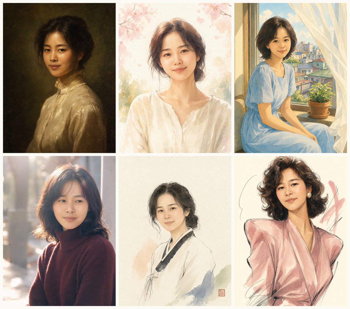 Six Styles of the Same Mother