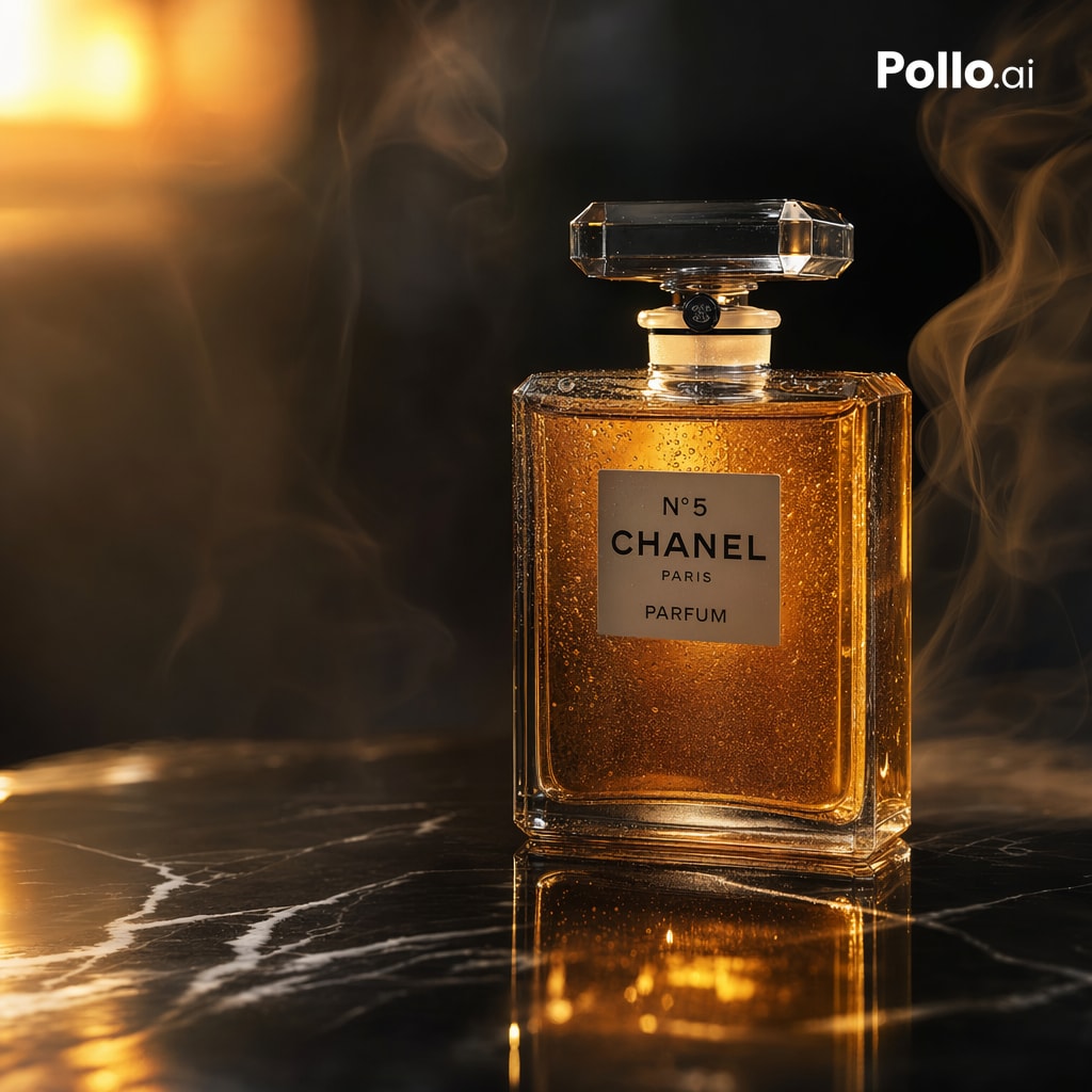 Luxury Perfume Ad Shot