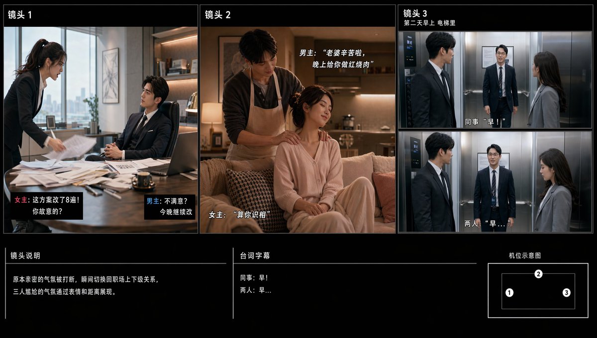 Chinese Drama Storyboard Sheet