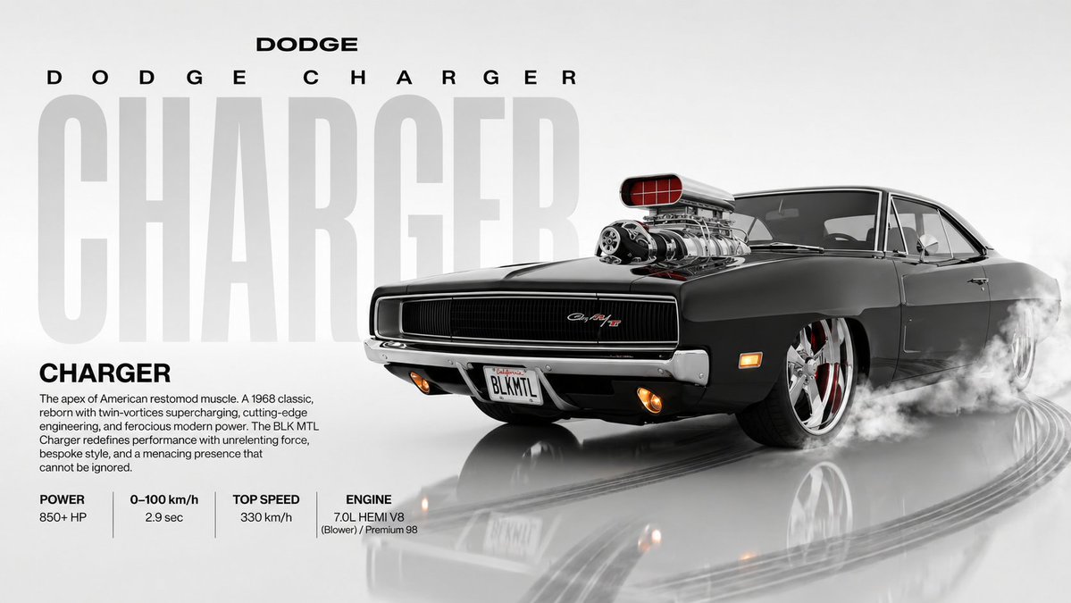 Dynamic Automotive Poster Reconstruction