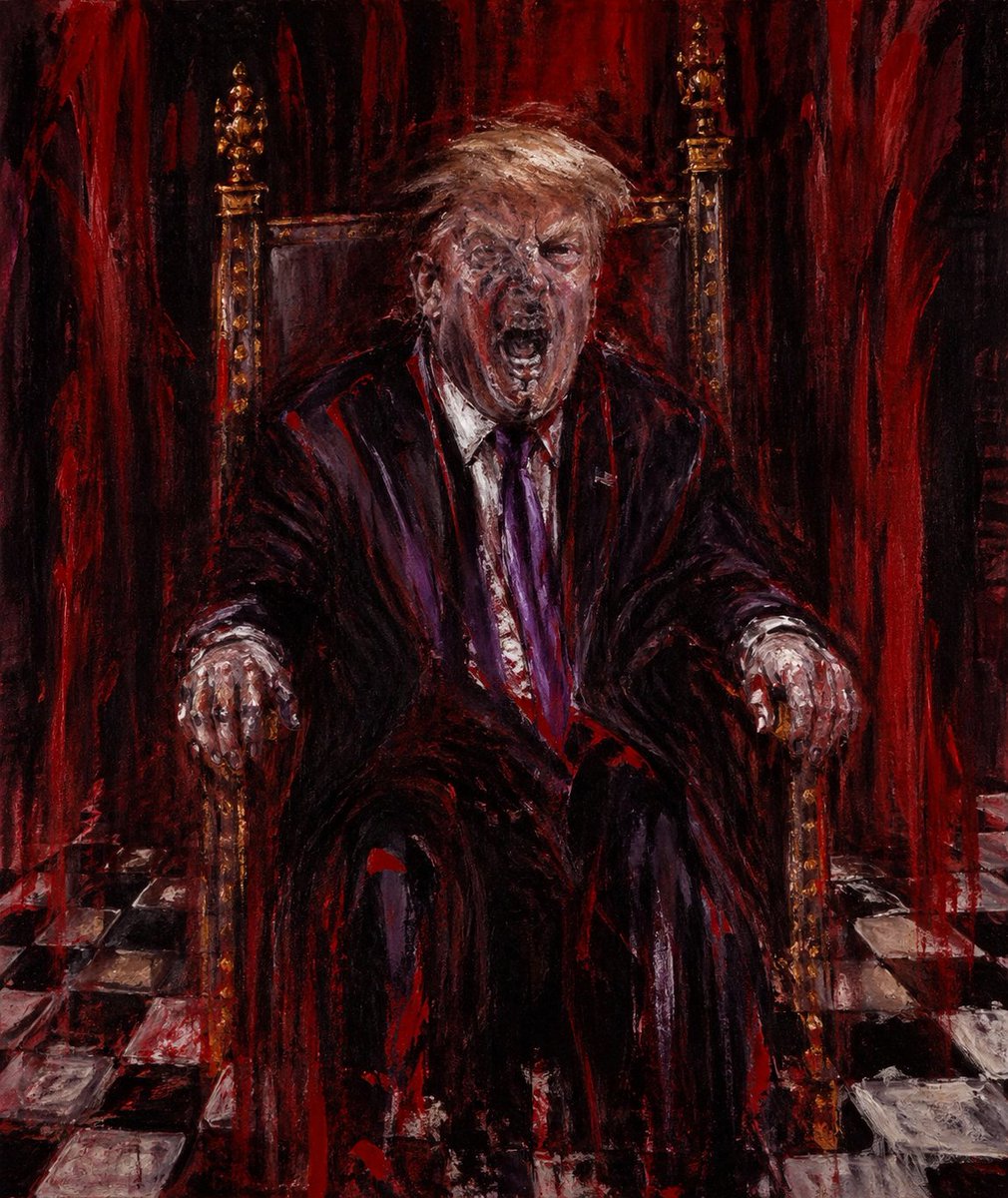 Censored Man on Crimson Throne