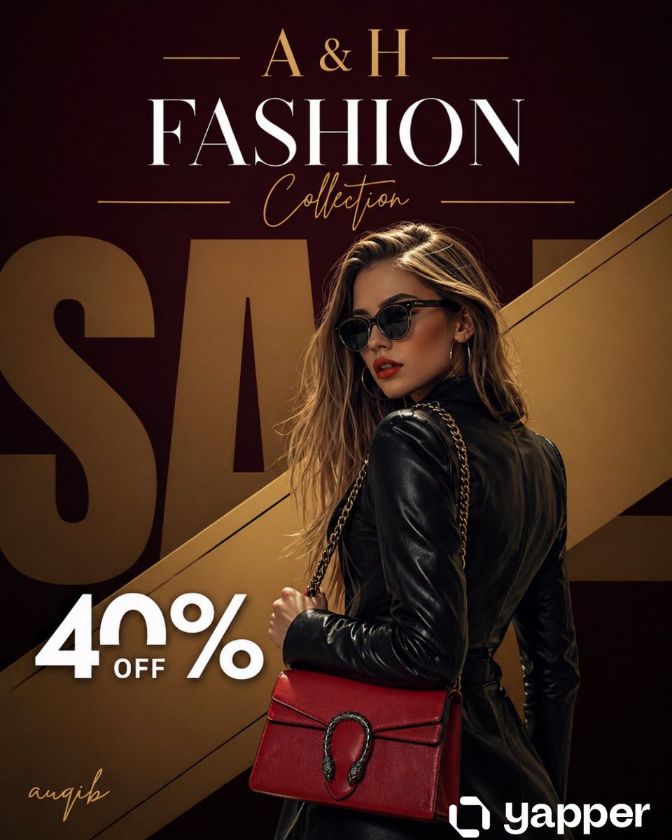Luxury Fashion Sale Poster