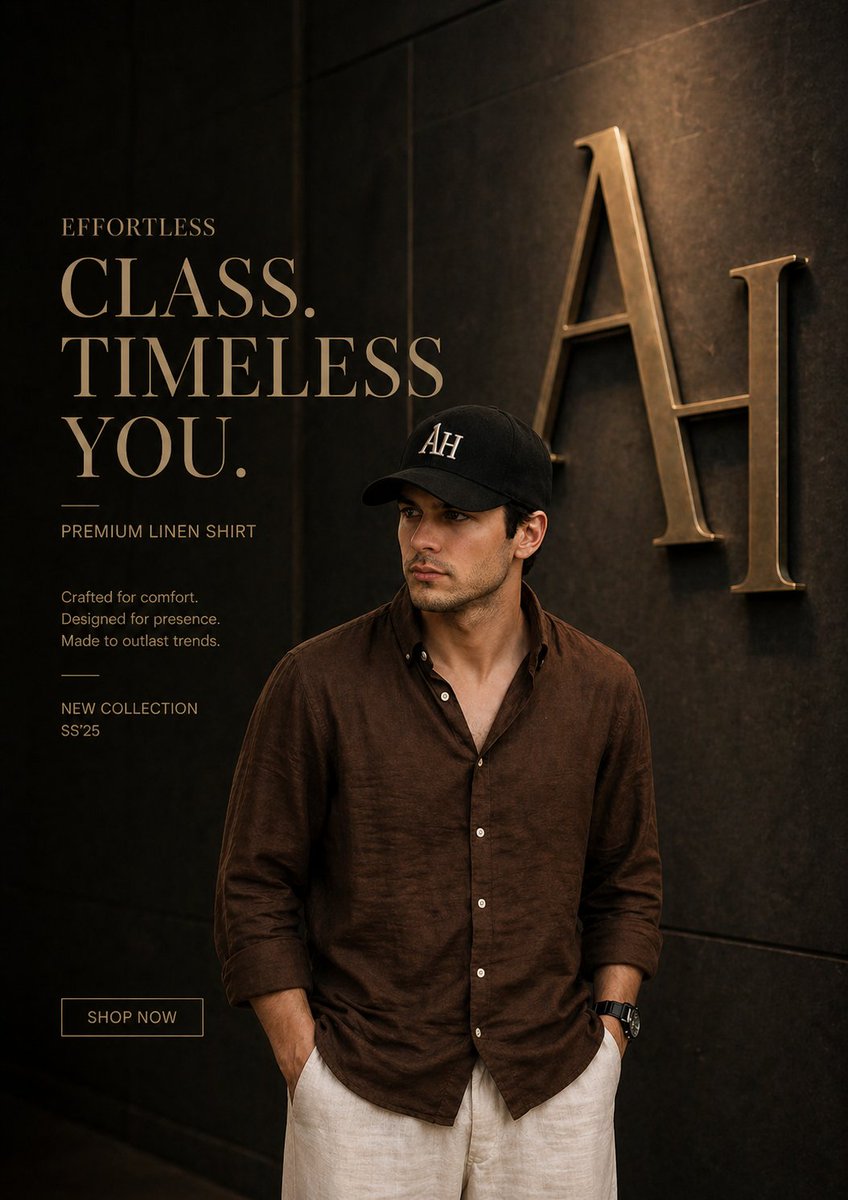 Luxury Fashion Ad Poster