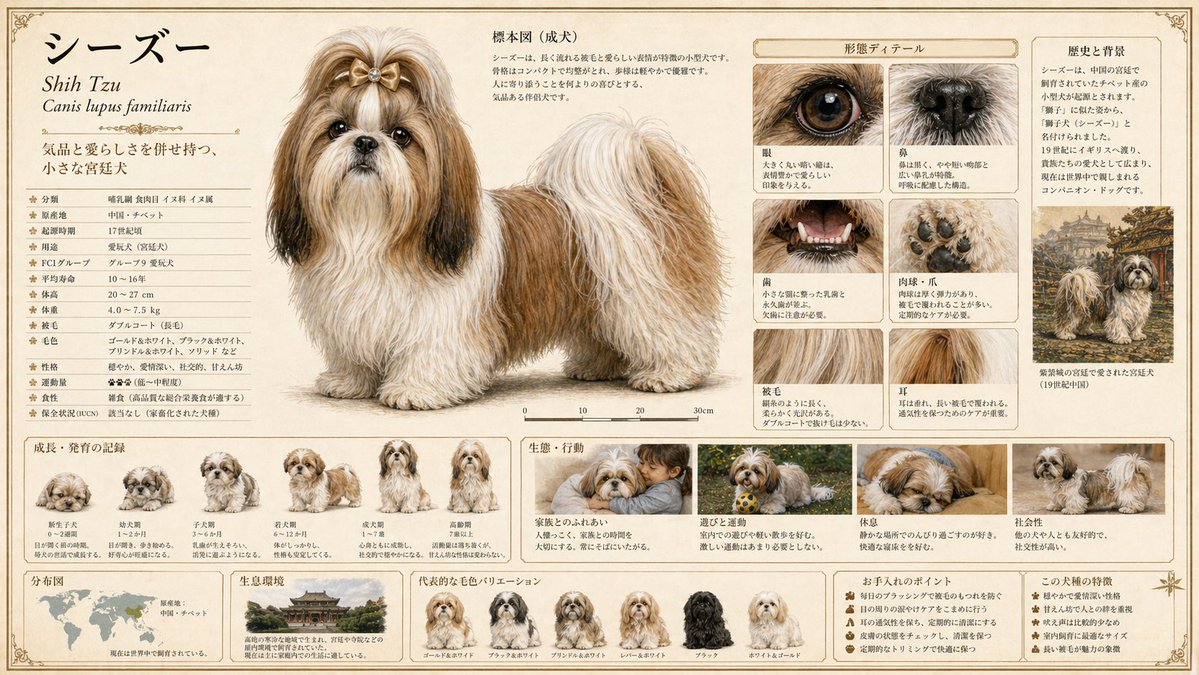 Detailed Animal Encyclopedia Generation