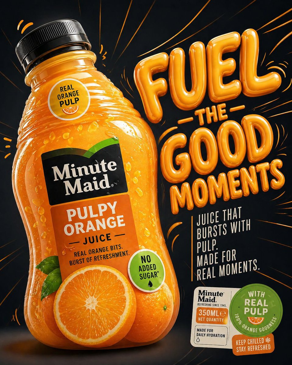 Minute Maid commercial product ad