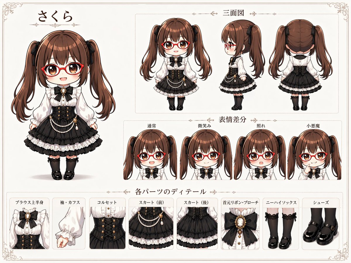 Gothic Lolita Character Sheet