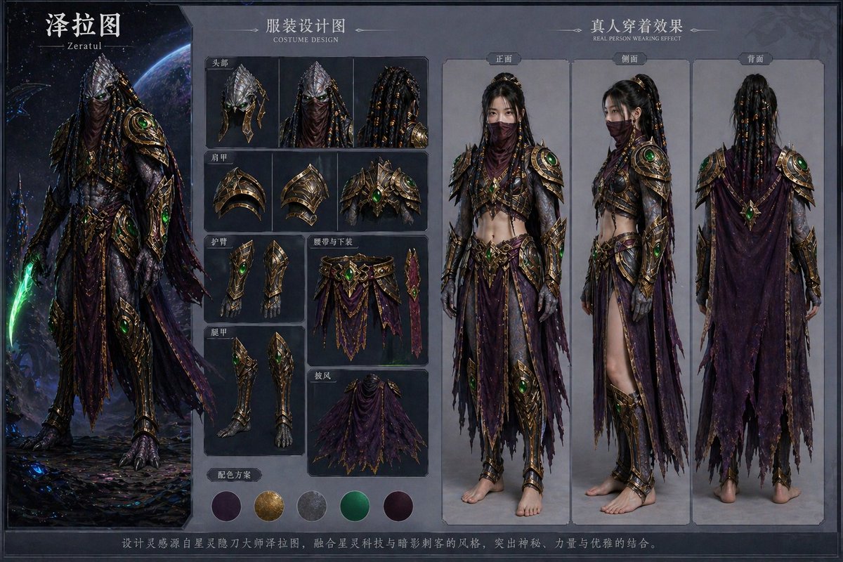 Character Costume Design Transfer