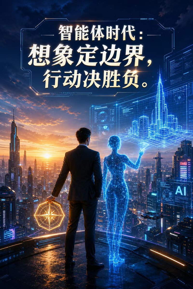 Futuristic AI Era City Poster