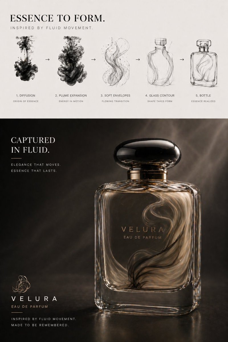 Perfume Design Evolution Poster