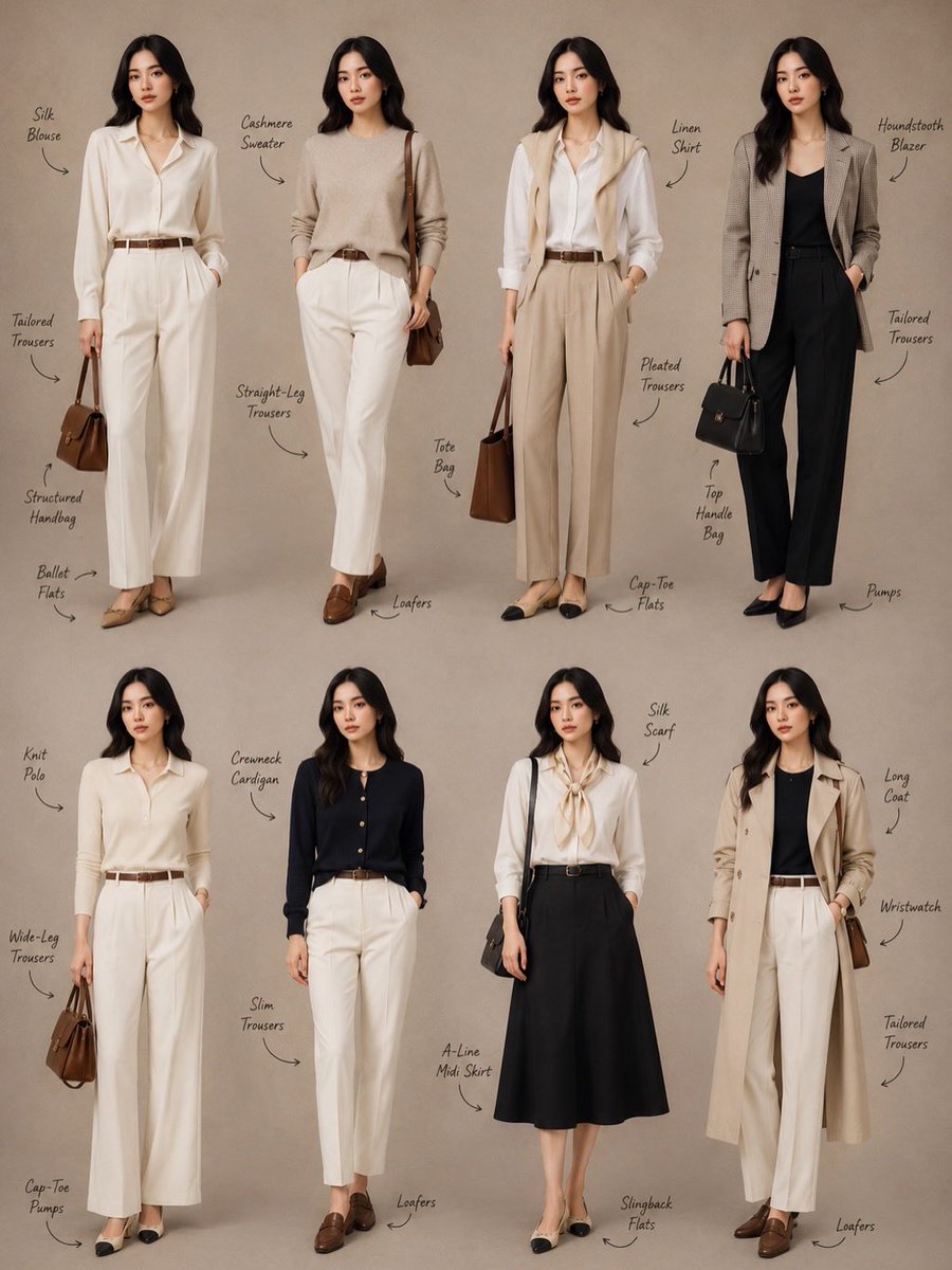 Minimalist Fashion Lookbook Collage