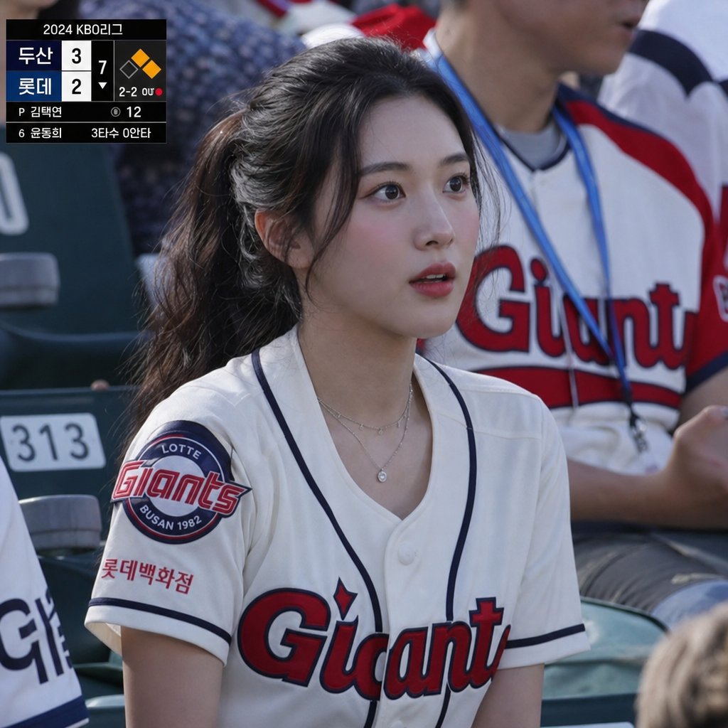 KBO Lotte Giants Broadcast Fan Shot