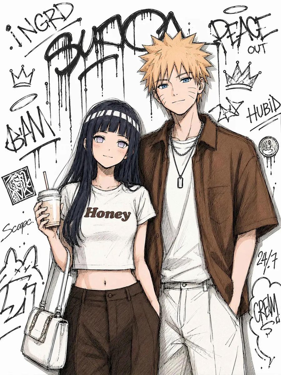 Tokyo Street Fashion Anime Art