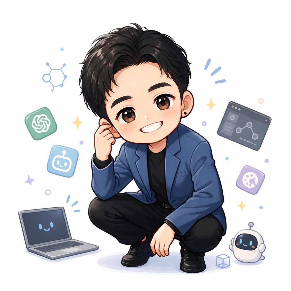 Censored Chibi AI Engineer