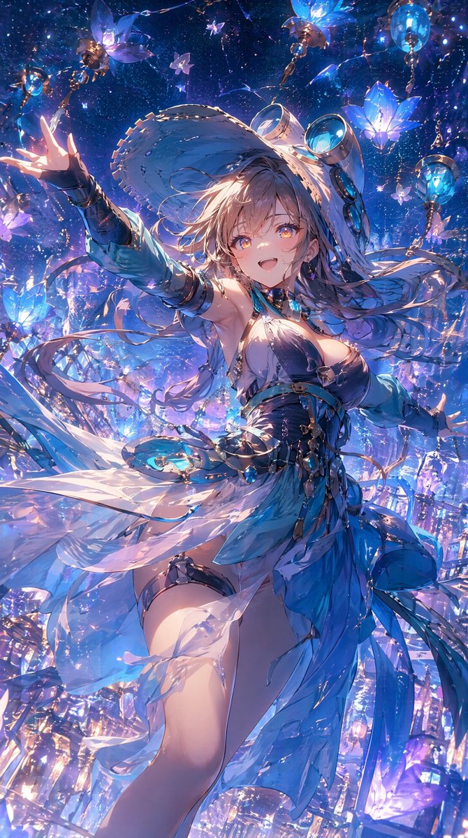Celestial Blue Fantasy Dancer