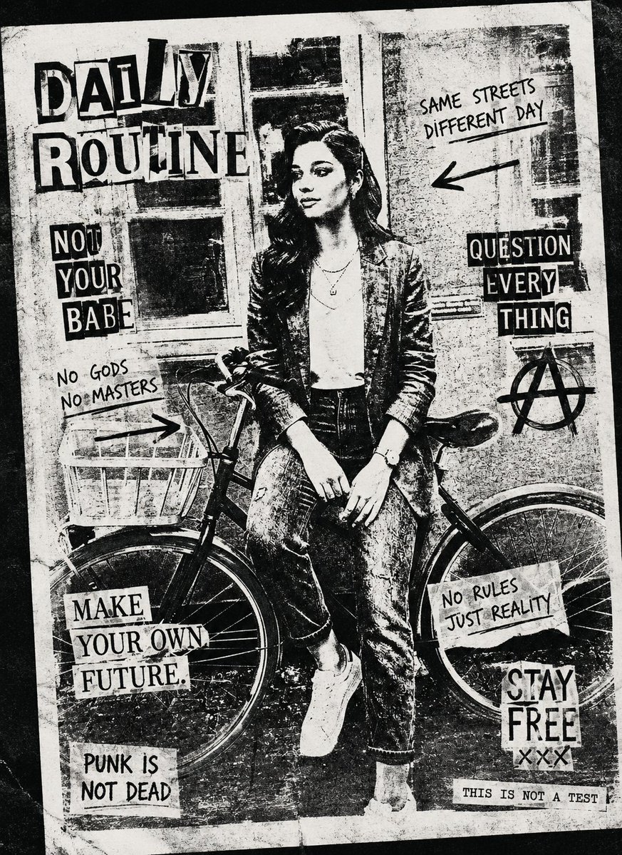 Black and White Xerox Zine Effect
