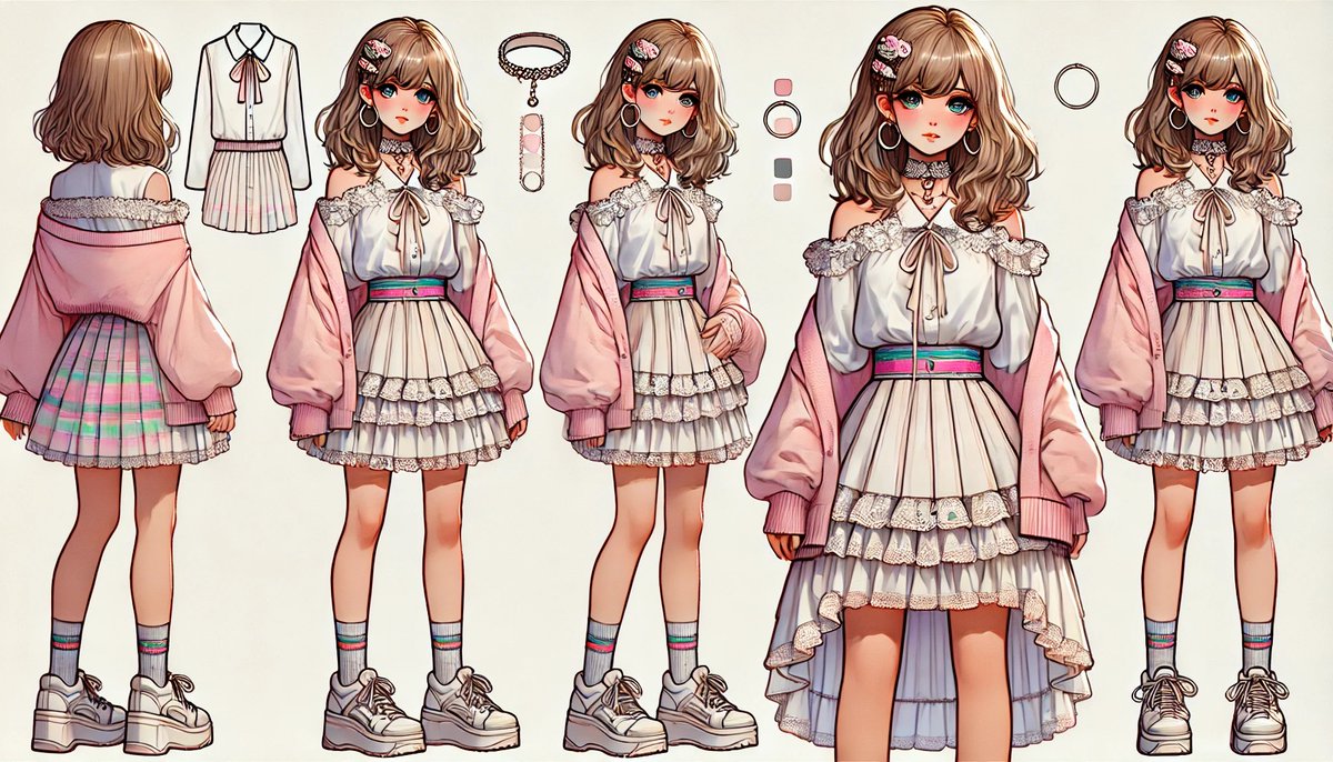 Pastel Street Lolita Reference Sheet