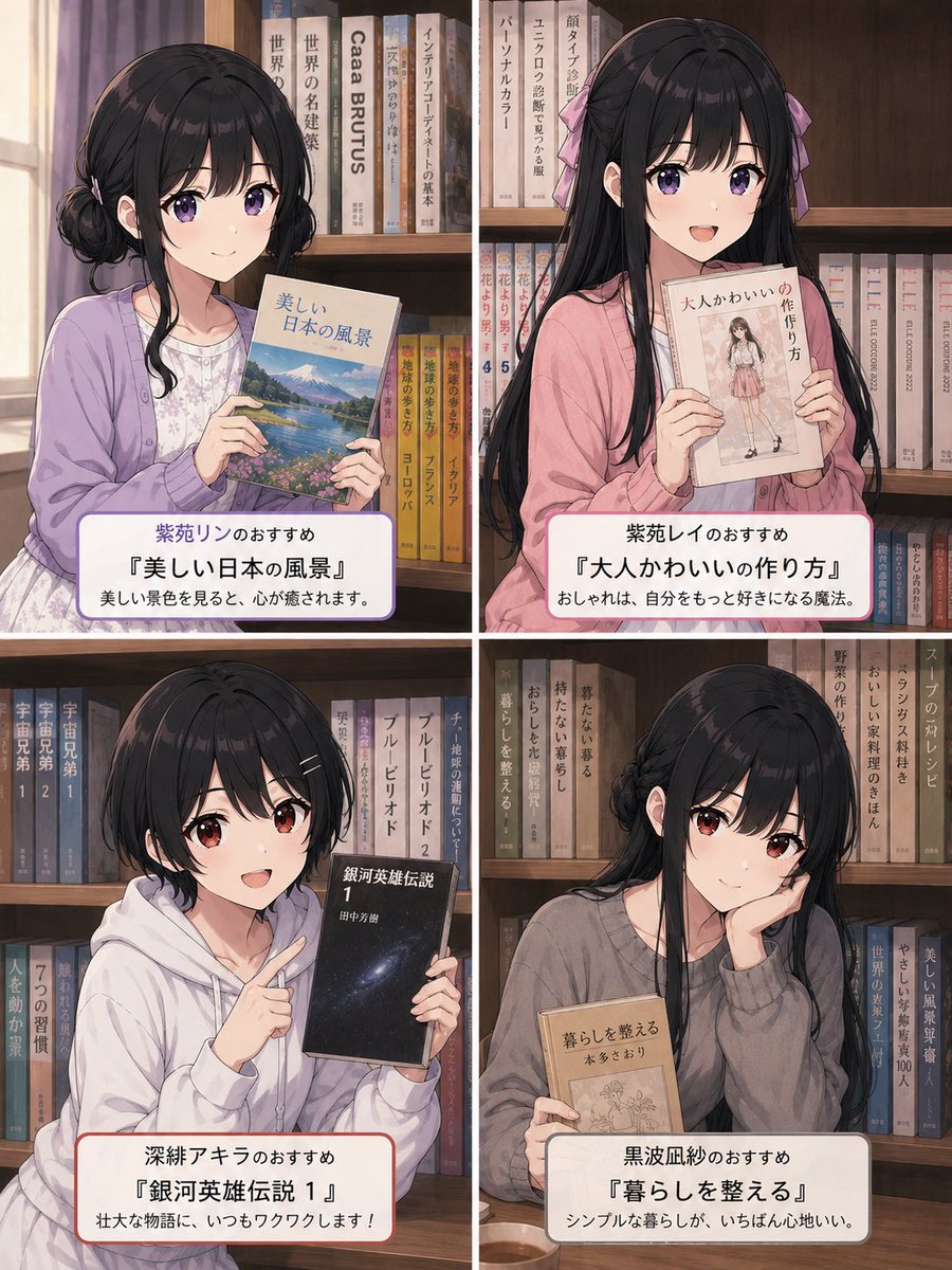 Four Anime Bookshelf Recommendations