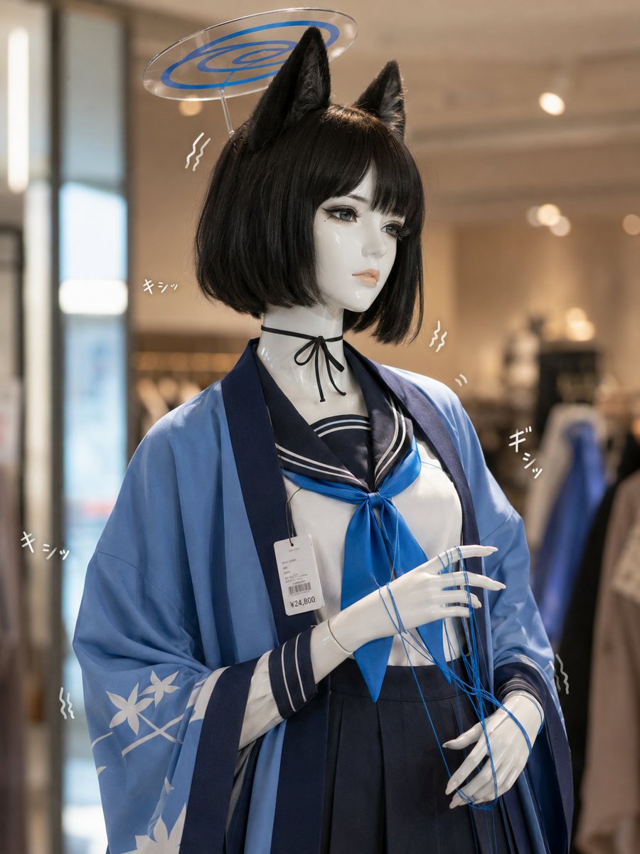 Photoreal Anime Mannequin Display