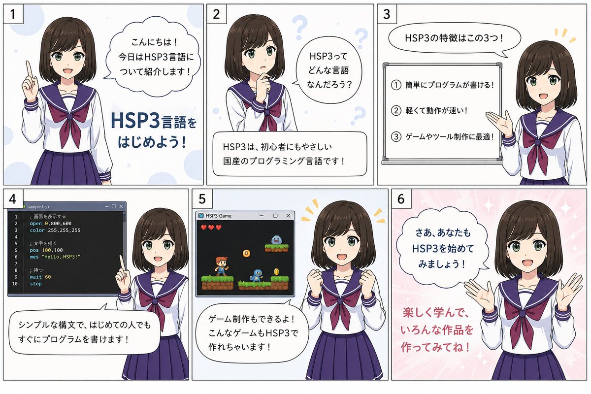 HSP3 Manga Introduction Comic
