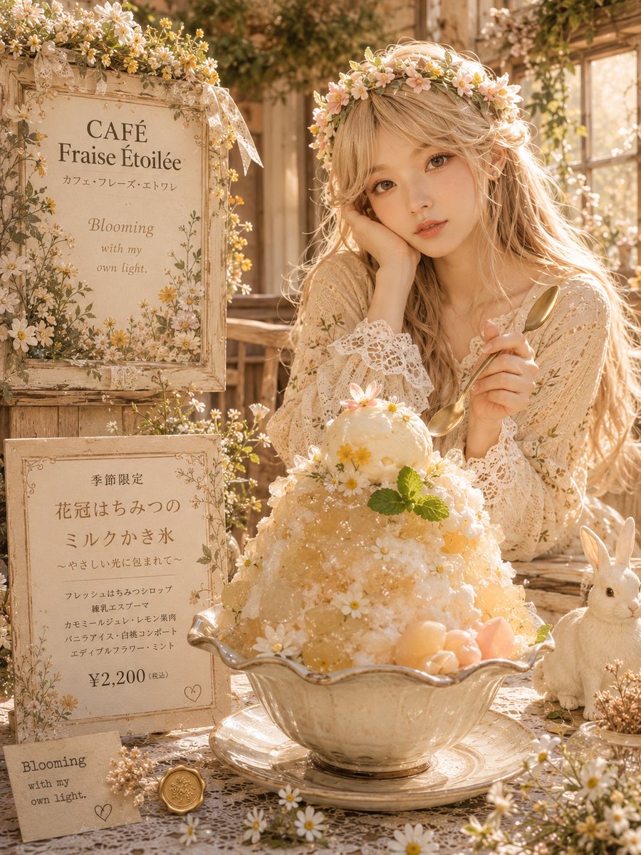 Floral Cottage Café Kakigori