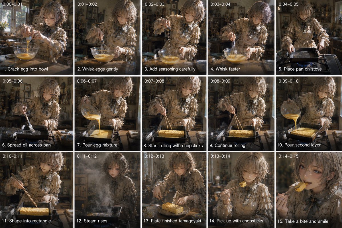 Tamagoyaki Cooking Storyboard