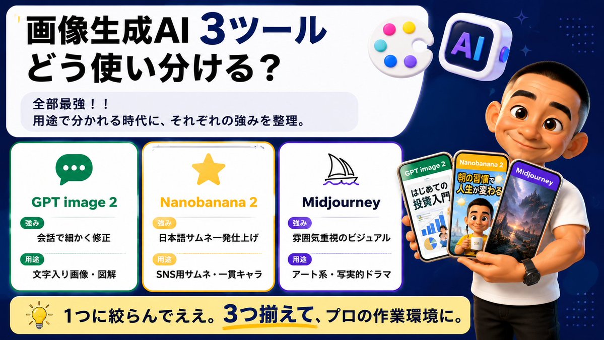 Japanese AI Tool Comparison Thumbnail