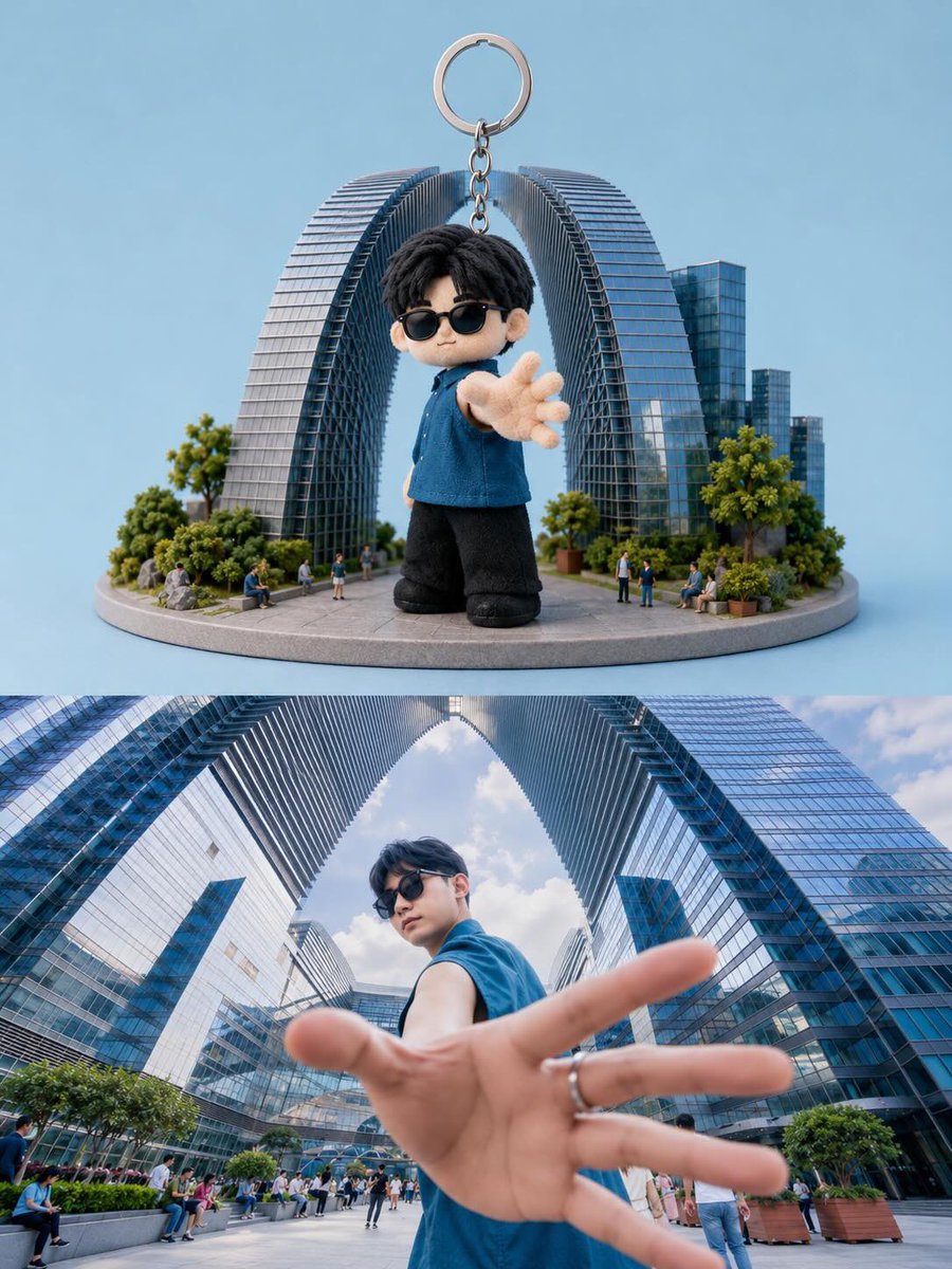 Toy Keychain vs Real Life Comparison