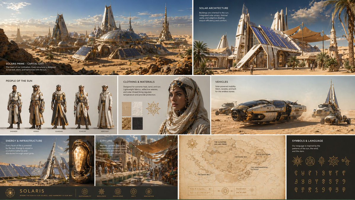 Futuristic Worldbuilding Concept Kit