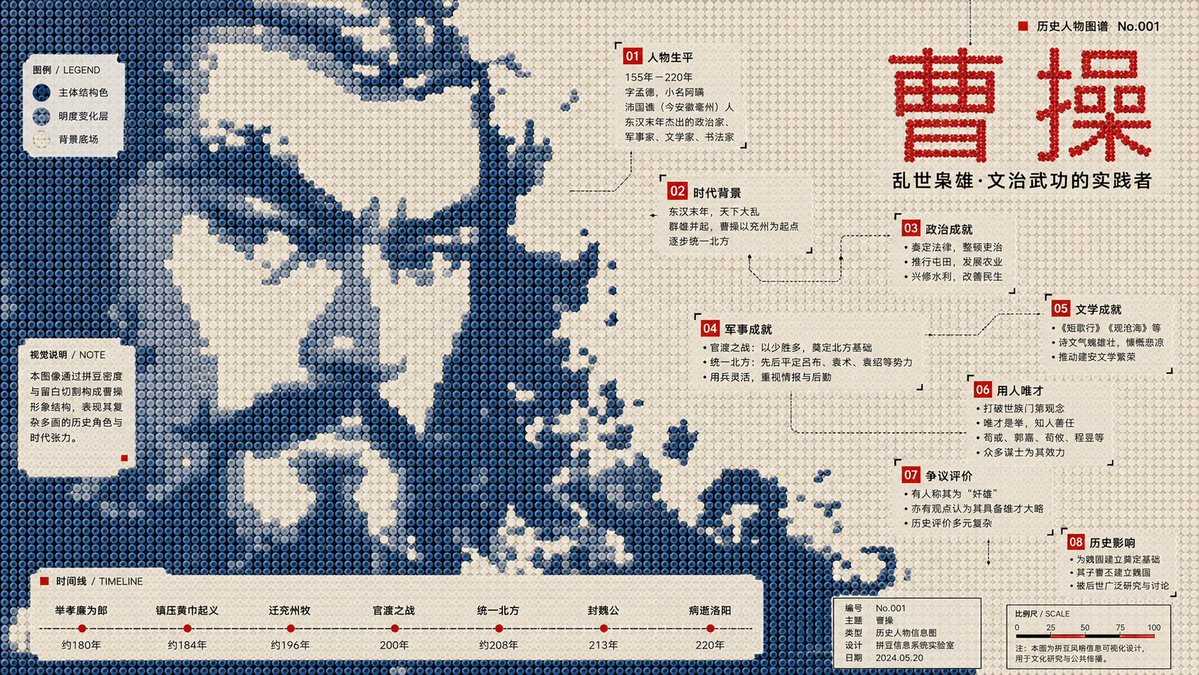 Perler Bead Pixel Infographic Poster