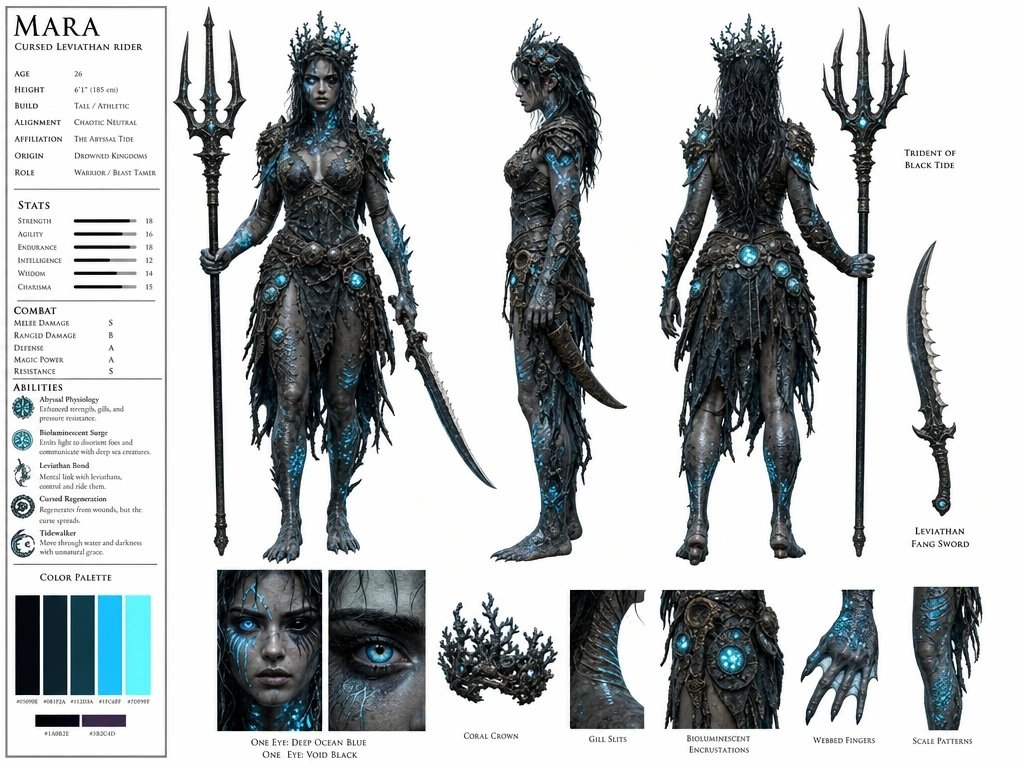 Cursed Sea Leviathan Rider
