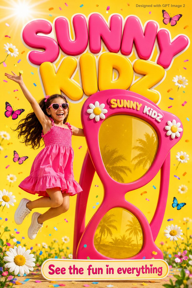 Colorful Kids Advertising Poster