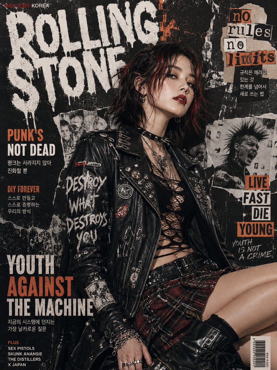 Punk Magazine Cover Korea Style