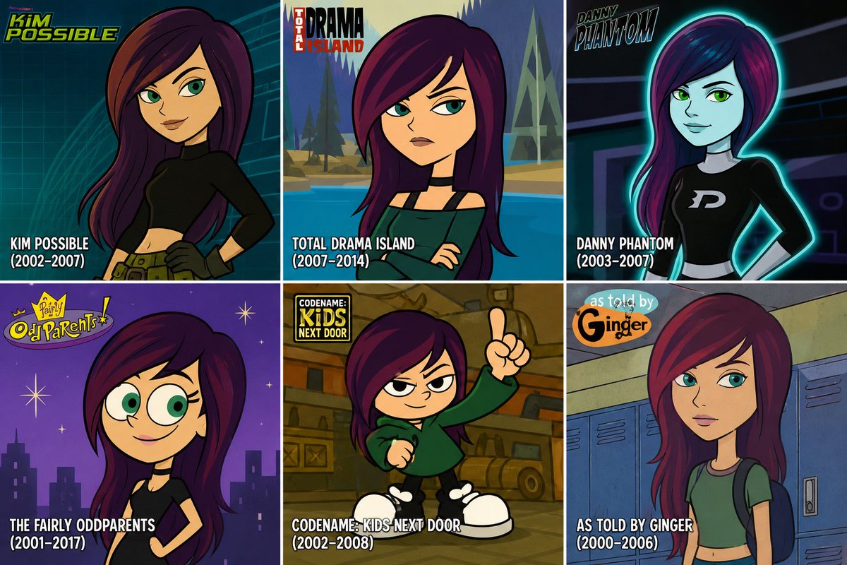 2000s Cartoon Character Transformation