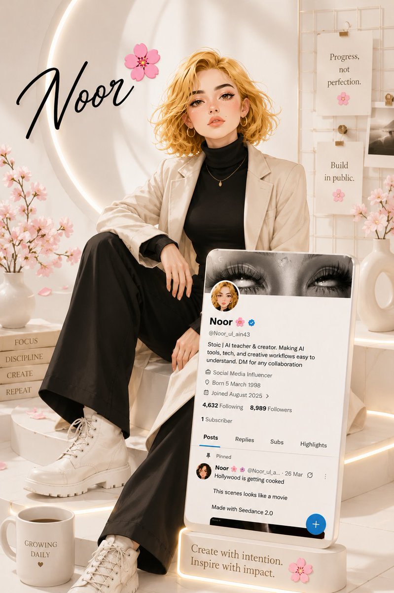 Luxury Influencer Branding Poster