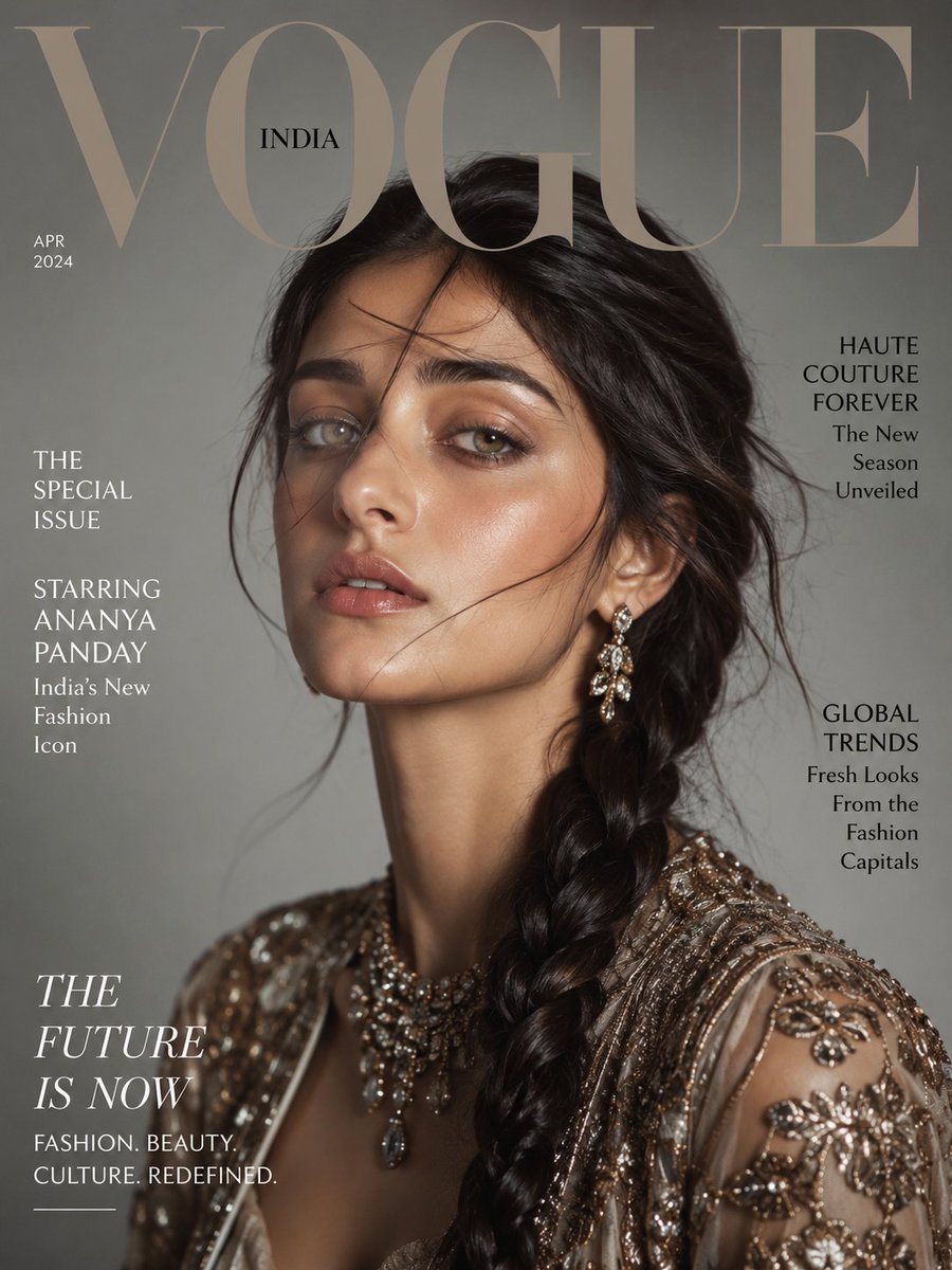 Vogue Magazine Cover Portrait