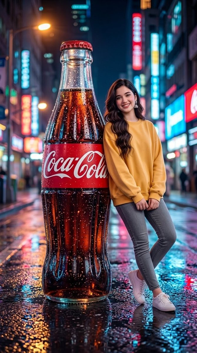 Neon City Soda Advertisement