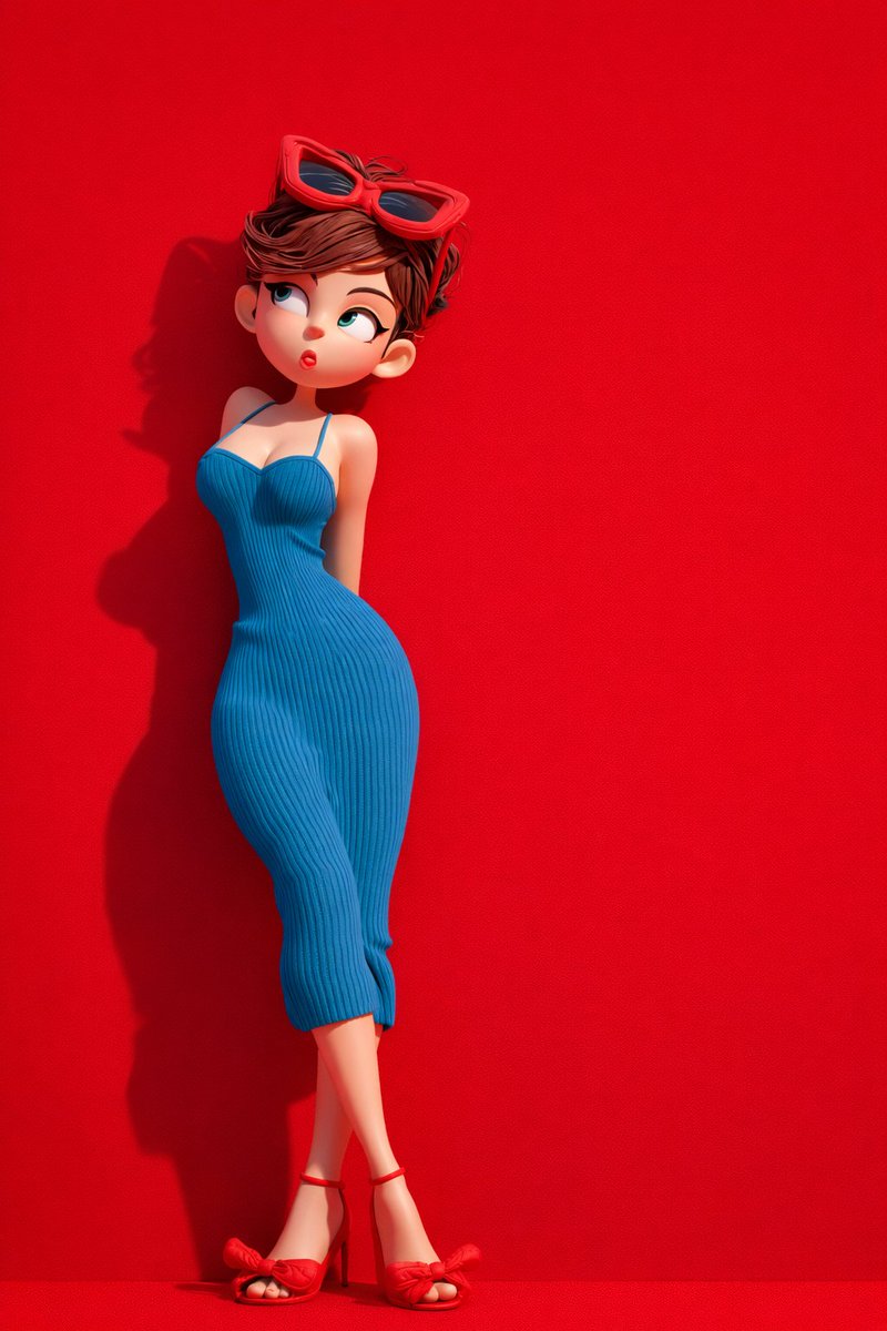 Stylized 3D Cartoon Art Board