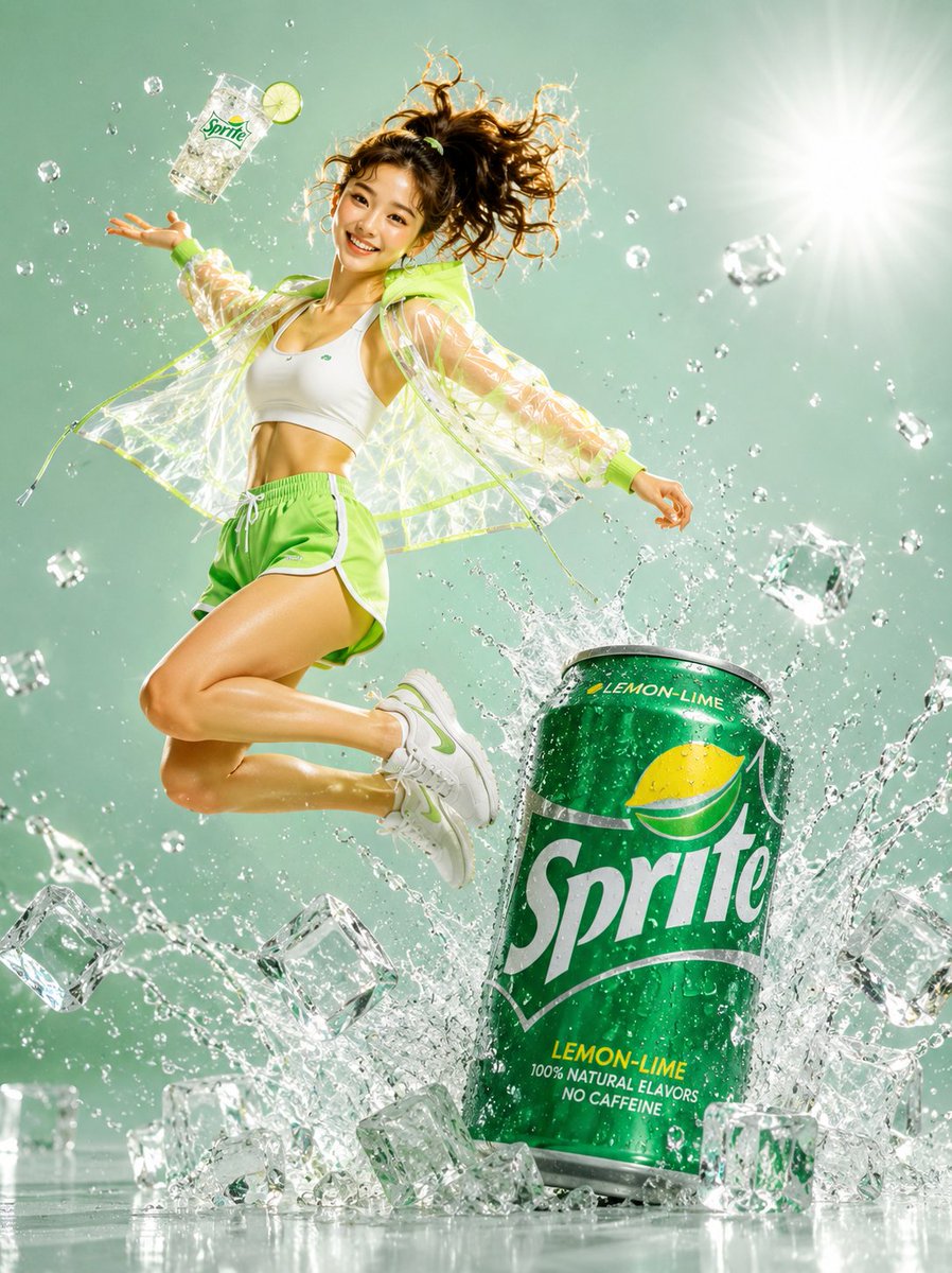 Sprite Commercial Beverage Splash