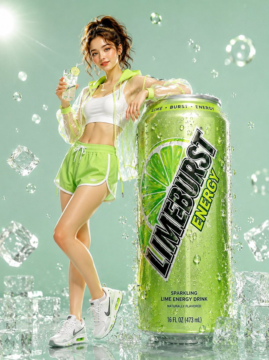 Limeburst Energy Drink Ad Campaign