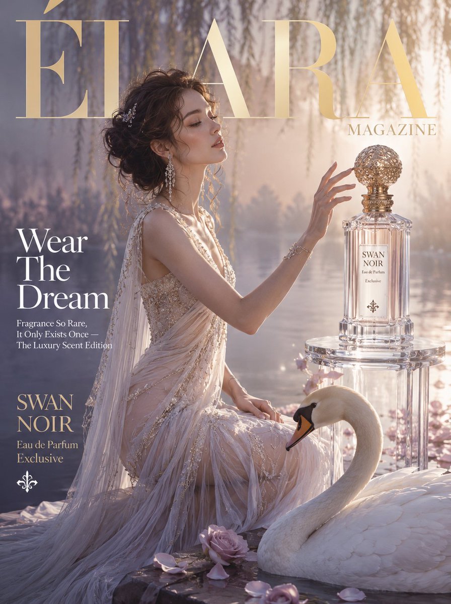 Élara Magazine Luxury Fragrance Cover