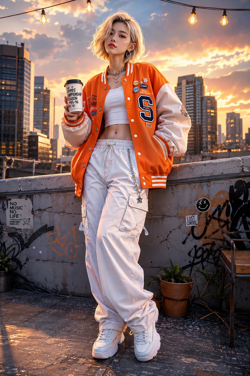 Korean Streetwear 3D Illustration