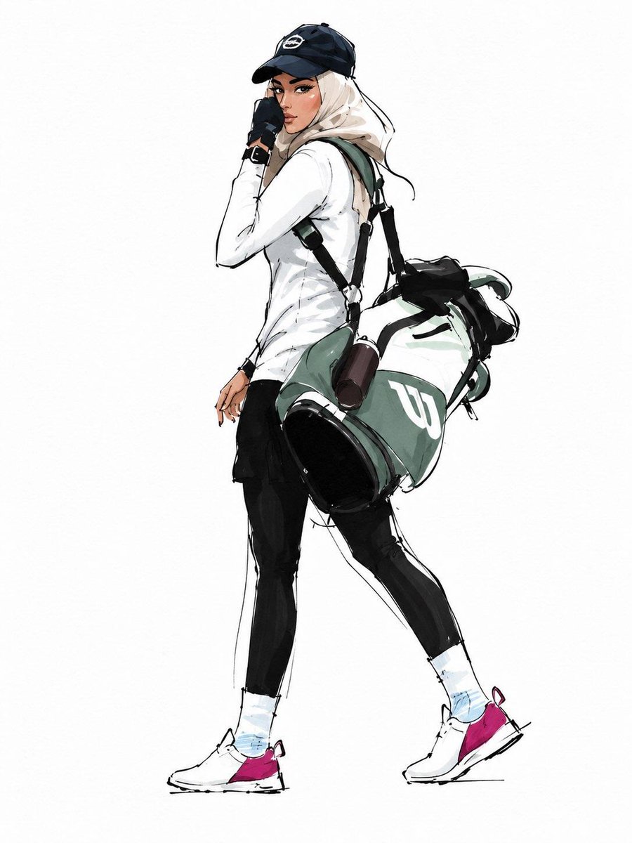 Vogue Style Fashion Illustration